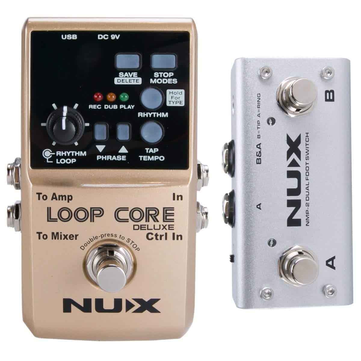 Pedal de Loop NUX Loop Core Deluxe de 24 bits