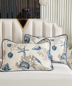 Juego de 2 Fundas de Almohada Brandream 100% Algodón Tamaño