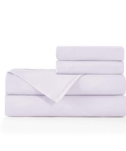 Juego de sábanas de microfibra cepillada -Lavanda