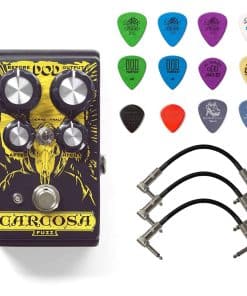 Pedal Digitech DOD Carcosa Fuzz Bundle con 3 Cables de