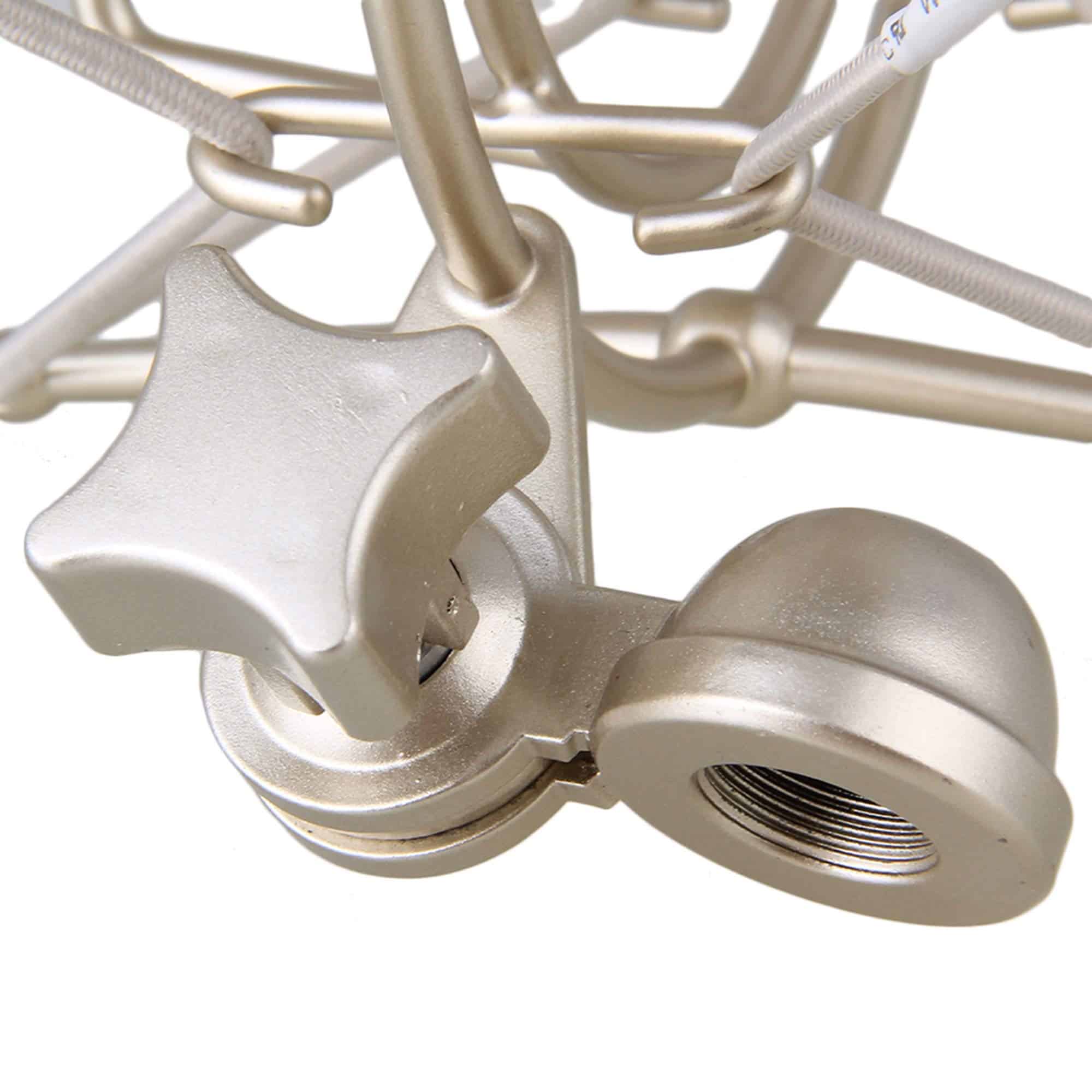 Soporte de Choque de Micrófono Cilíndrico de Metal de - Imagen 6