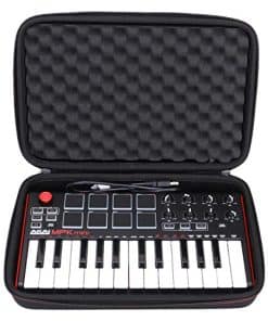 Estuche rígido de viaje LTGEM para Akai -Negro