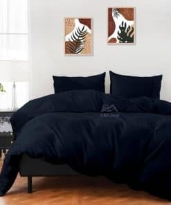 Juego de Funda de Edredón Tamaño Extra Western King, Azul