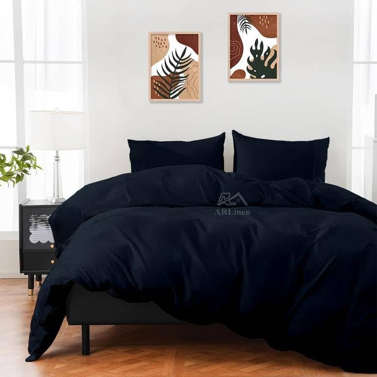 Juego de Funda de Edredón Tamaño Extra Western King, Azul