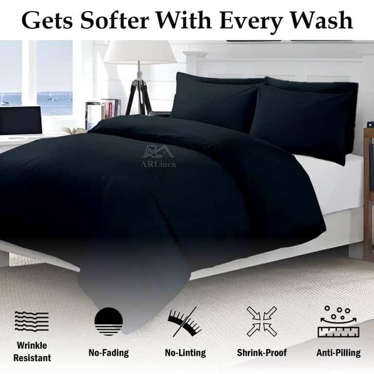 Juego de Funda de Edredón Tamaño Extra Western King, Azul - Imagen 7