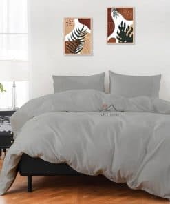 Juego de funda nórdica ARlinen Queen, Color Gris Claro