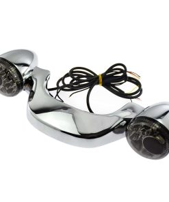 HDBUBALUS Luz de Señal de Giro Integrada en Motocicleta Luz
