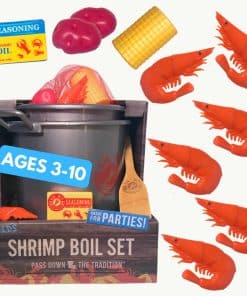 Set de juego de cocinar gambas de Luisiana para niños de