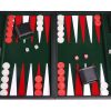 Juego de Backgammon de 18" en Cuero Sintético - Campo de