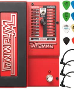 Digitech Whammy 5 Pedal de Cambio de Tono con 3 Cables de