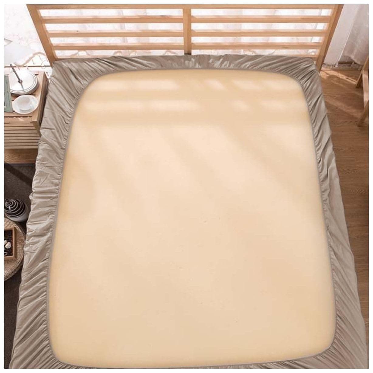 Sábana Ajustable de Alta Calidad de 1 Pieza (Sábana Baja - Imagen 4