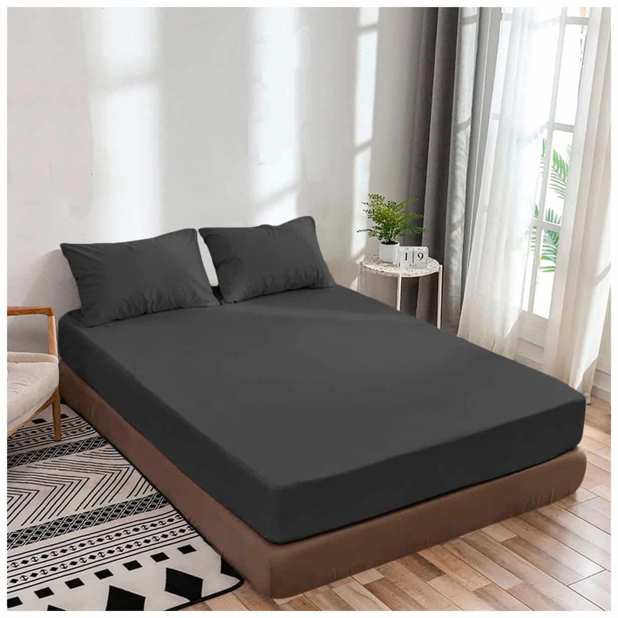 Sábana Ajustable de Primera Calidad de 1 Pieza (Sábana - Imagen 3