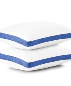 Almohadas de Cama Lux Decor para Dormir -Azul