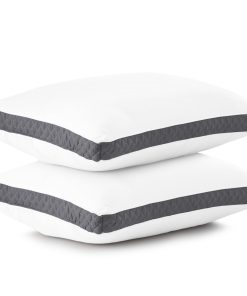 Almohadas de Cama Lux Decor para Dormir -Gris