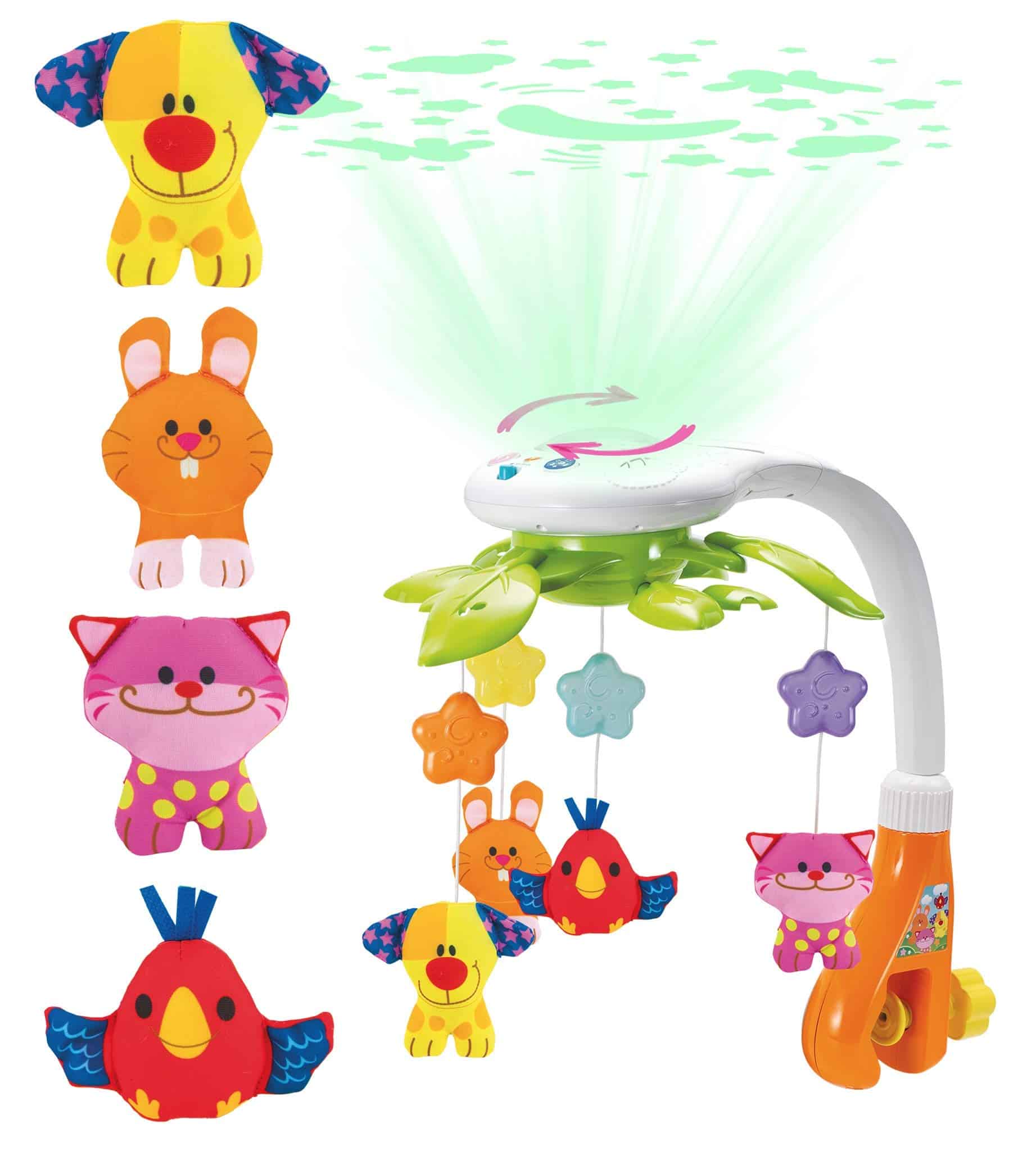 Móvil para cuna de bebé KiddoLab con música relajante. - Imagen 4