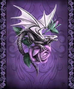 Manta de Dragon Beauty Queen Size de Anne Stokes, Medidas