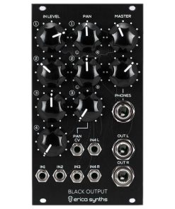 Módulo de mezclador estéreo Erica Synths Black Output v2
