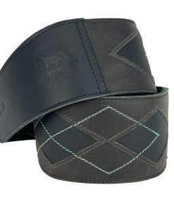 Correa de guitarra de cuero de grano completo "Everett" de