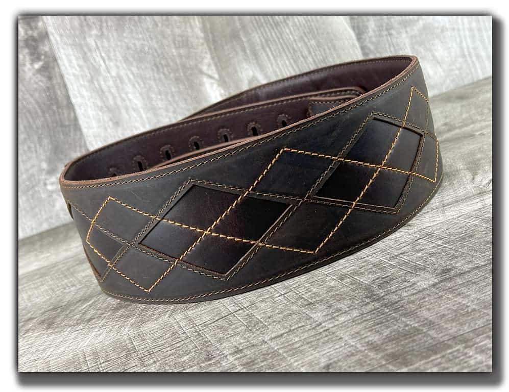 Correa de Guitarra de Cuero de Grano Completo 'Everett' - Imagen 4