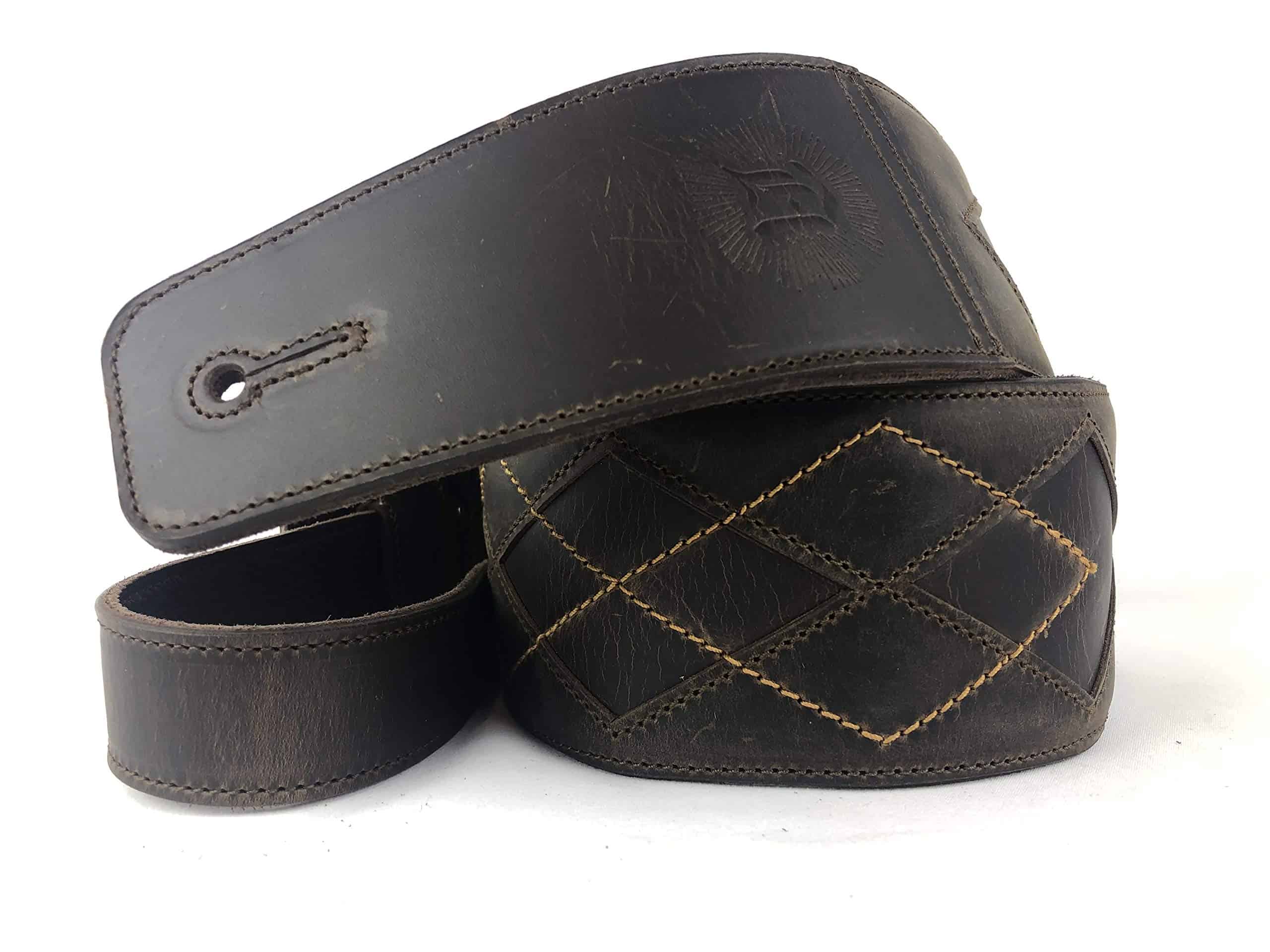 Correa de Guitarra de Cuero de Grano Completo 'Everett'