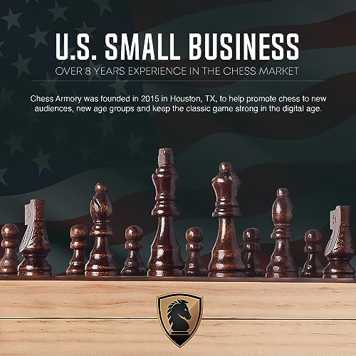 Juego De Ajedrez De Madera Chess Armory - Tablero de - Imagen 8