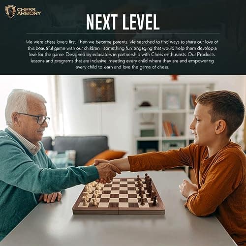 Juego De Ajedrez De Madera Chess Armory - Tablero de - Imagen 7