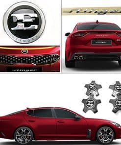 Conjunto de Emblemas Delanteros y Traseros y Tapa Central