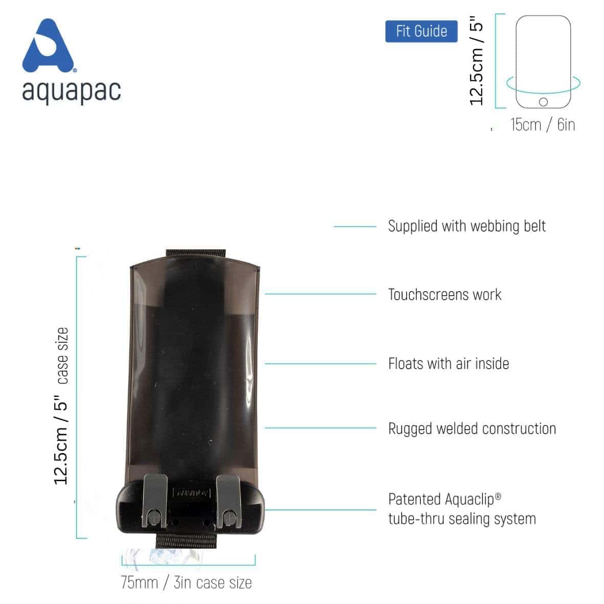 Funda Impermeable Aquapac Para Micrófono Radio Pequeño, - Imagen 4
