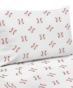 Juego de sábanas gemelas rojas y blancas Sweet Jojo Designs