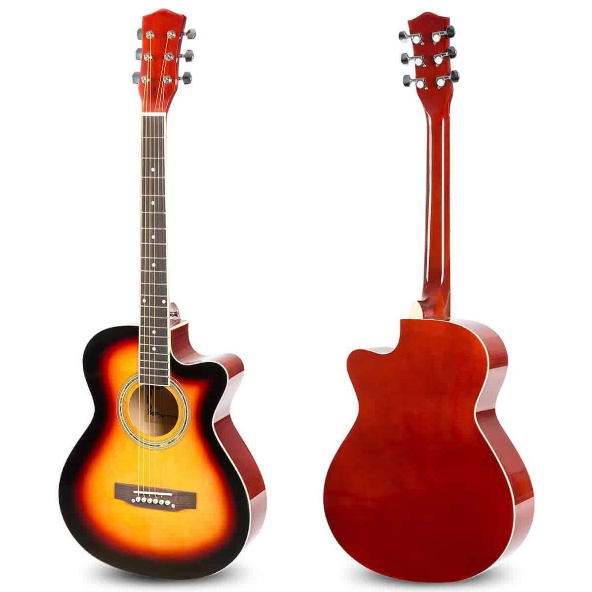 ARTALL Guitarra Acústica de 39 Pulgadas Hecha a Mano de - Imagen 7