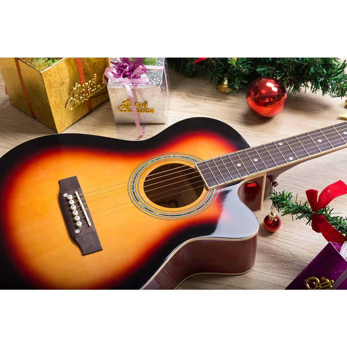 ARTALL Guitarra Acústica de 39 Pulgadas Hecha a Mano de - Imagen 3