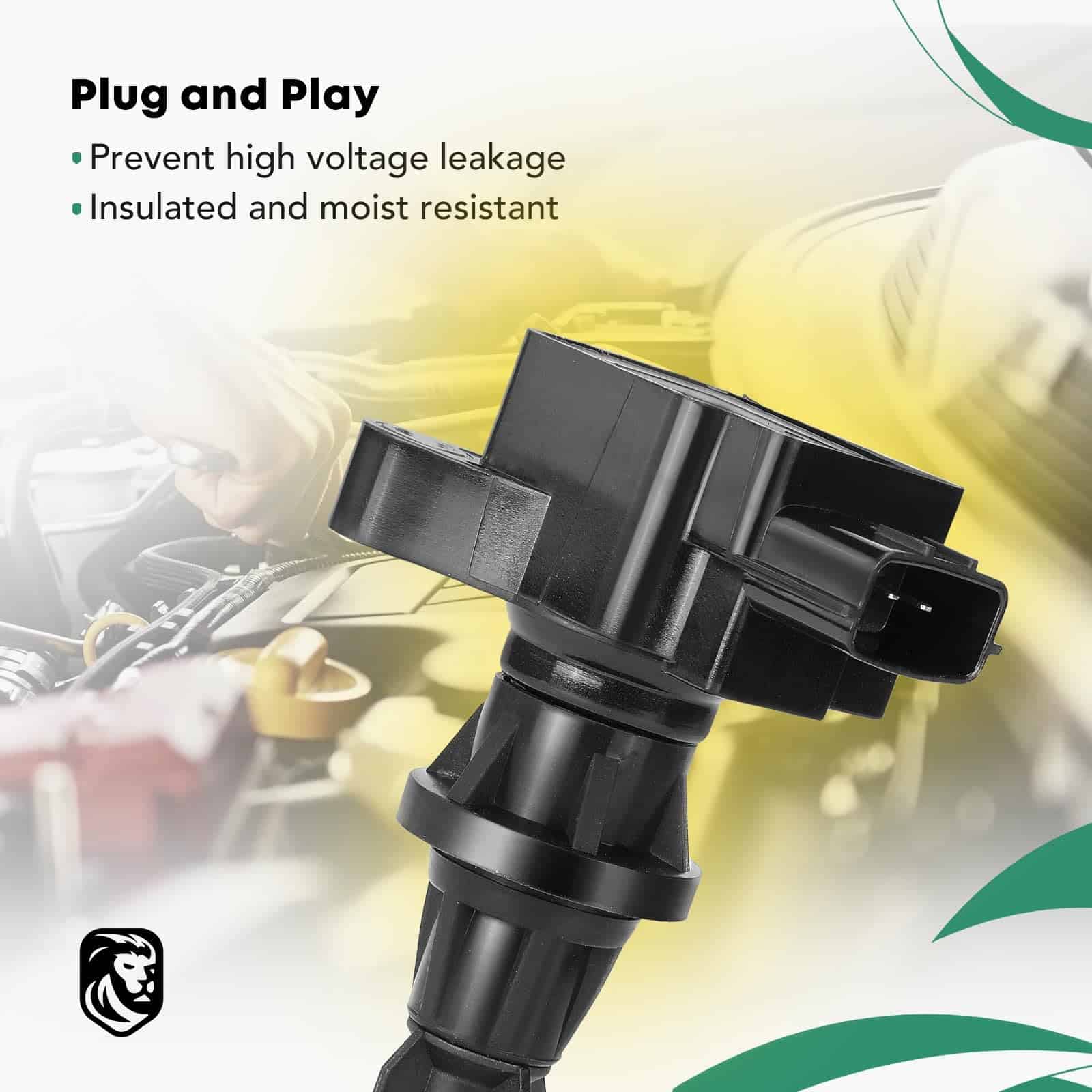 Conjunto de 4 Bobinas de Encendido de Repuesto para Mazda 3 - Imagen 8