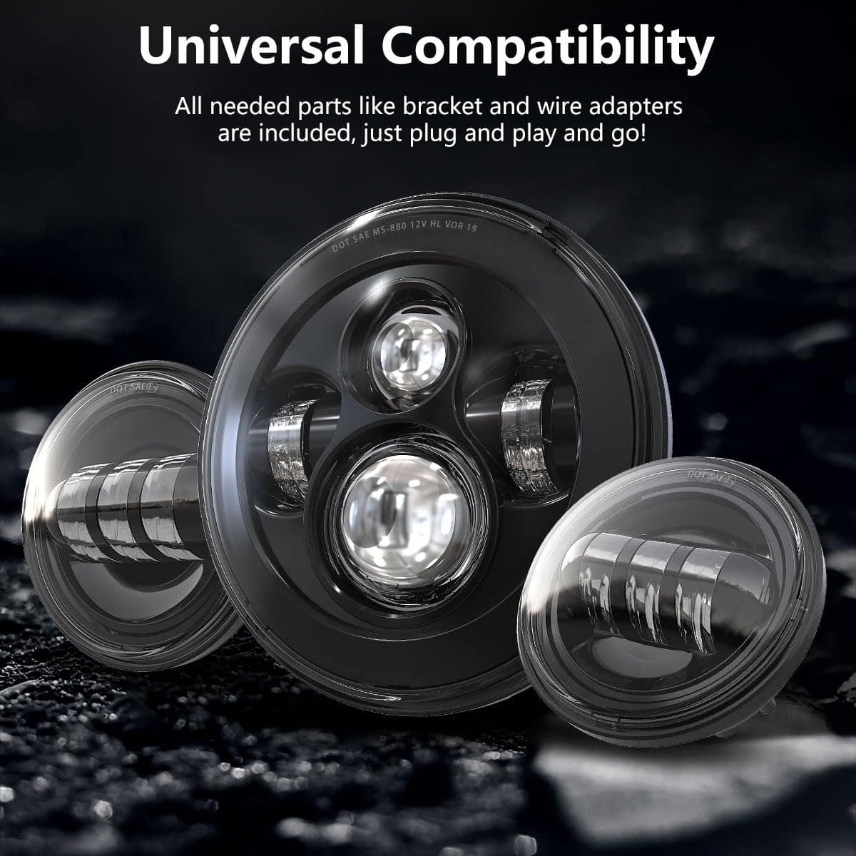 Faros Delanteros LED de 7 pulgadas TRUCKMALL, Luces de - Imagen 8