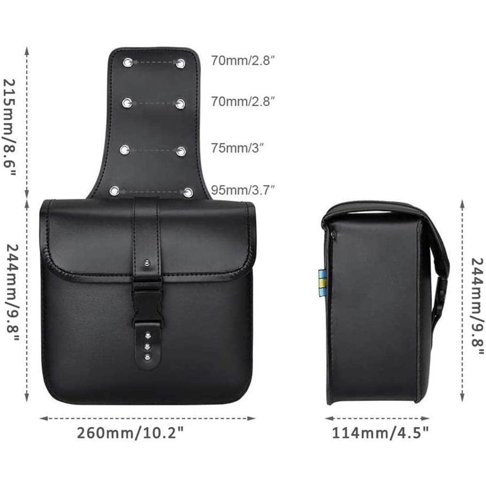 Alforjas para Motocicletas Vechkom Universal de Cuero PU - Imagen 3