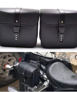 Alforjas para Motocicletas Vechkom Universal de Cuero PU