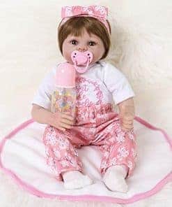 ENADOLL Bebé Reborn Realista de Vinilo de Silicona 24