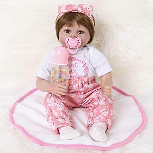 ENADOLL Bebé Reborn Realista de Vinilo de Silicona 24
