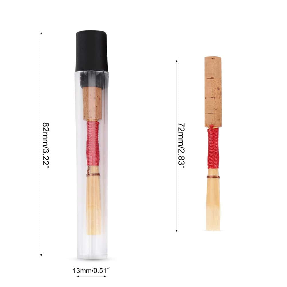 5pcs Oboe Reeds Reed Medium Strength Instrument Accessories - Imagen 6
