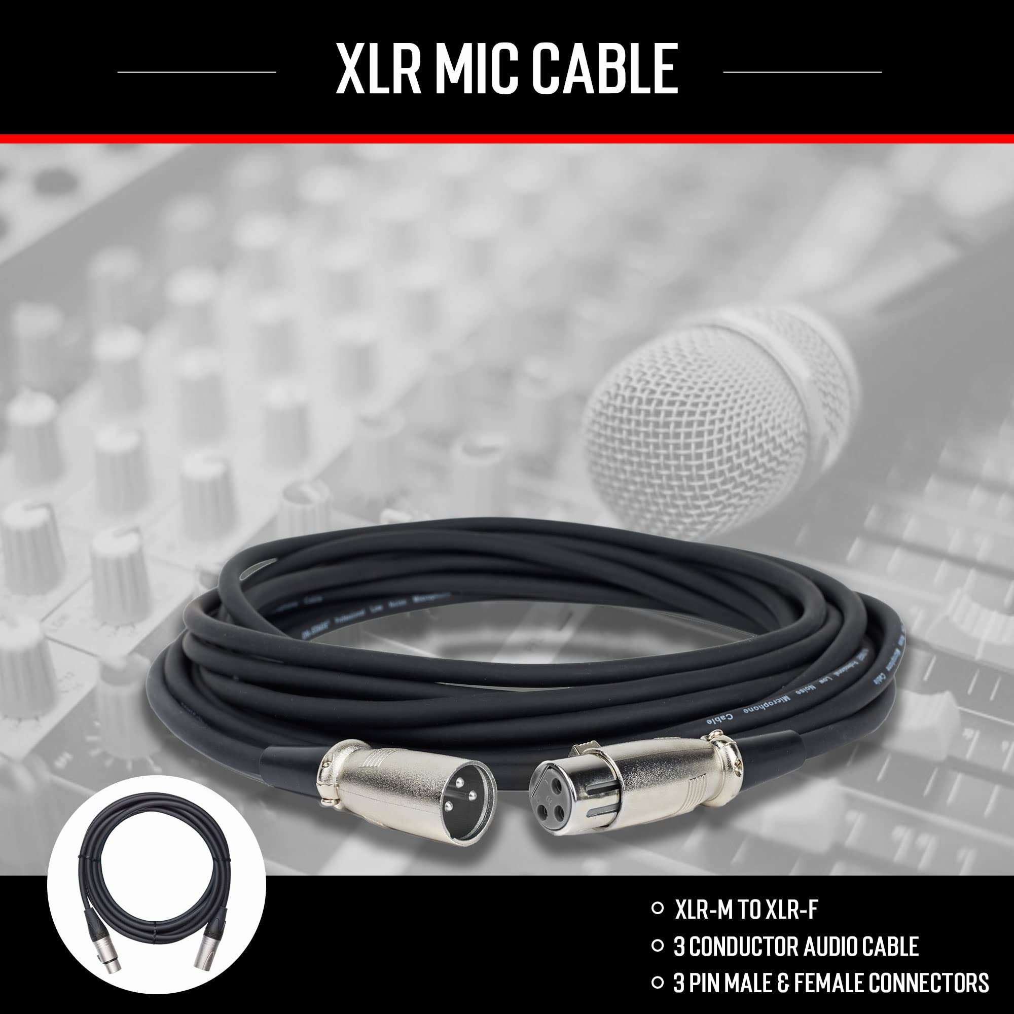 Micrófono de Condensador de Diafragma Grande Samson C01 con - Imagen 7