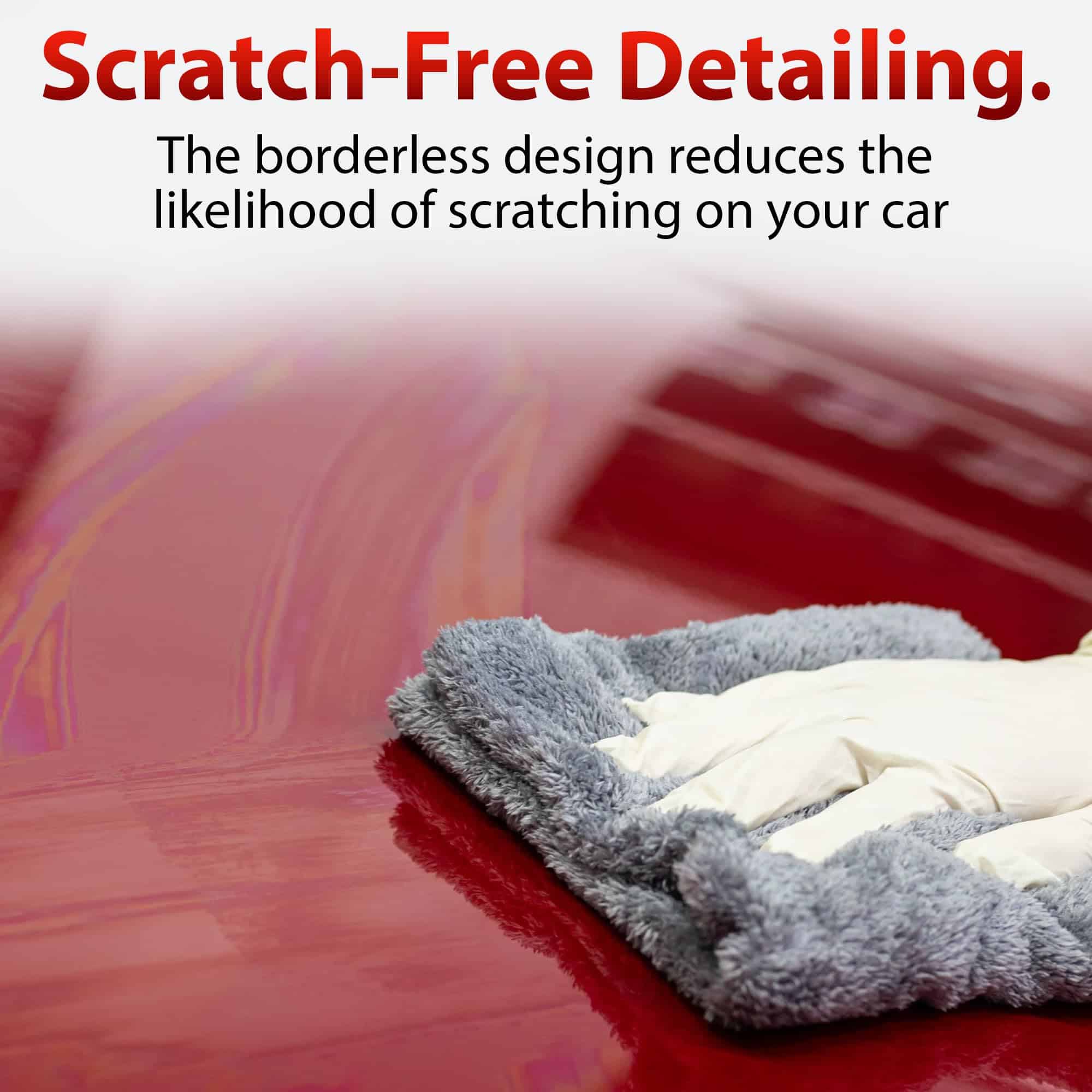 Toalla de Microfibra sin Borde Gris Adam's Polishes - - Imagen 7