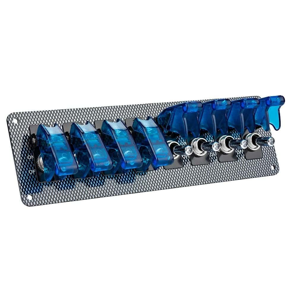 Interruptor de encendido plegable Jtron DC12V, Panel 5 en 1