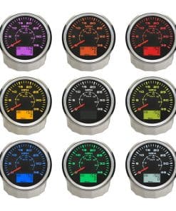 ELING 3 3/8" Velocímetro GPS 35 MPH 55 KM/H Velómetro