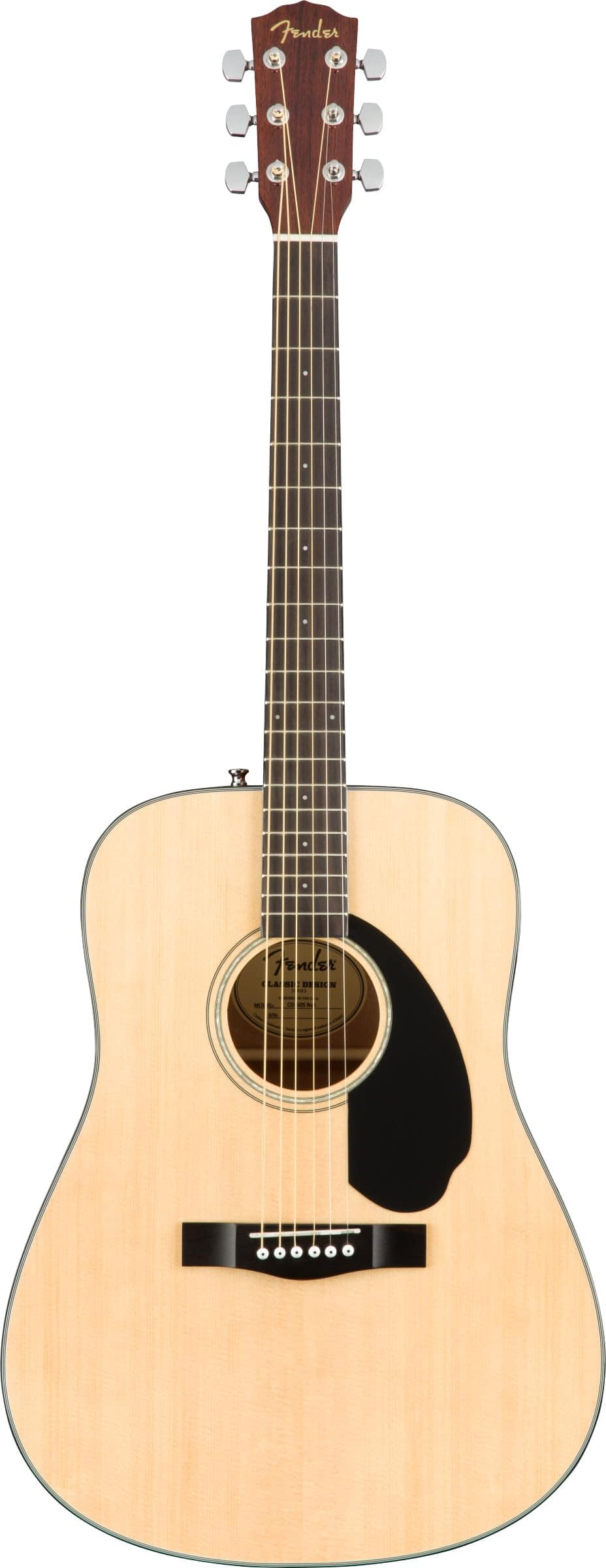 Guitarra Acústica Fender CD-60S con Tapa Sólida Dreadnought - Imagen 3