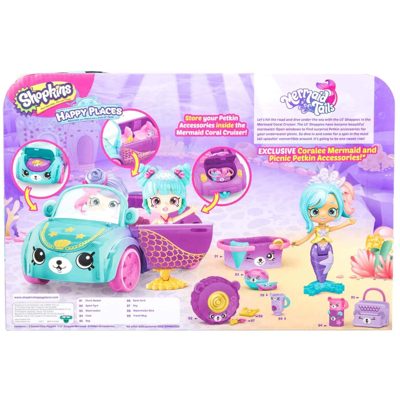 Shopkins Happy Places Mermaid Convertible, Multicolor - Imagen 8