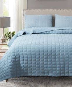 Juego de colcha y manta Kasentex, lavable a máquina, ultra