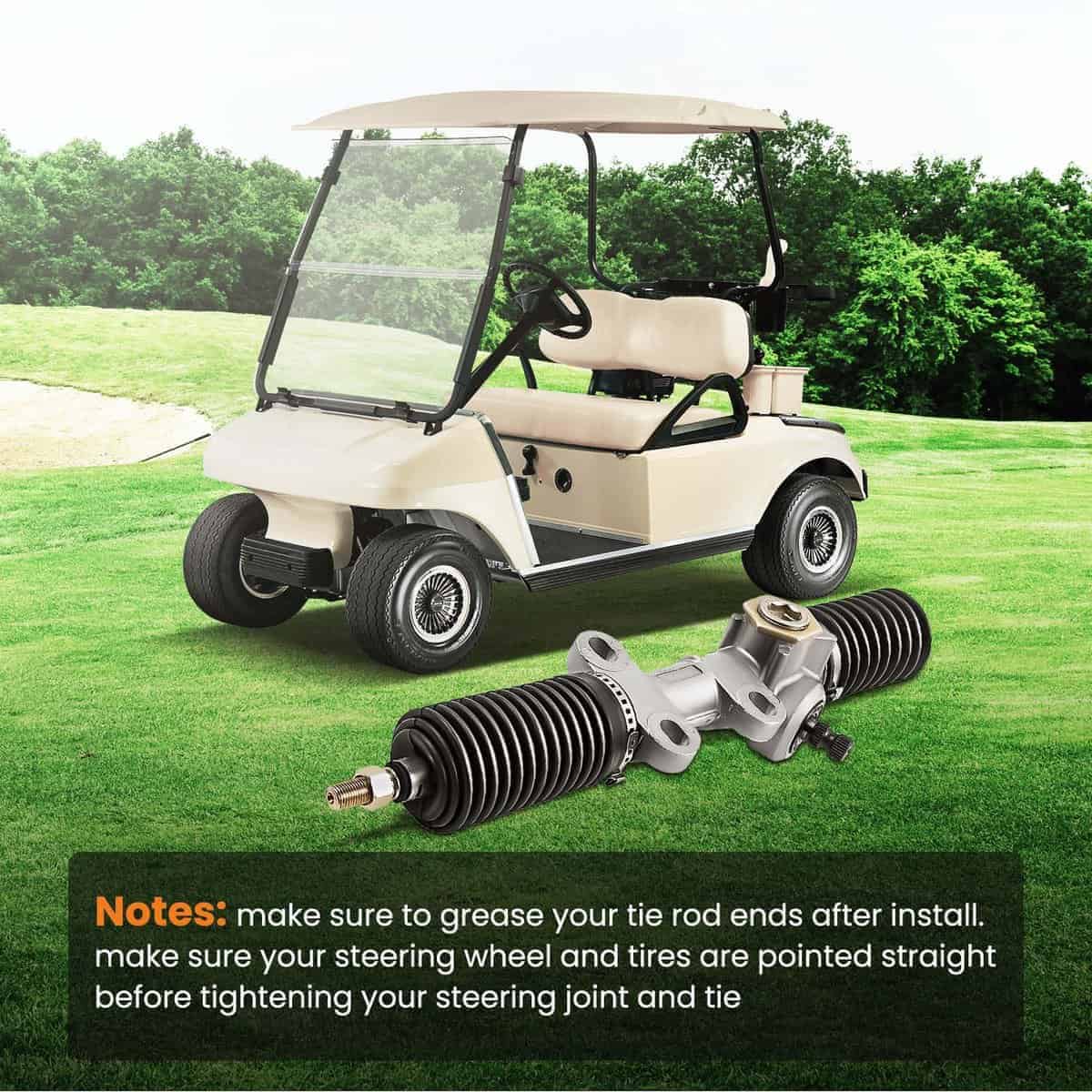 Tuningsworld Club Car Steering Gear Box Assembly for - Imagen 8