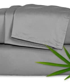 Juego de Sábanas King de Bambú Puro, Verdadero 100% Viscosa