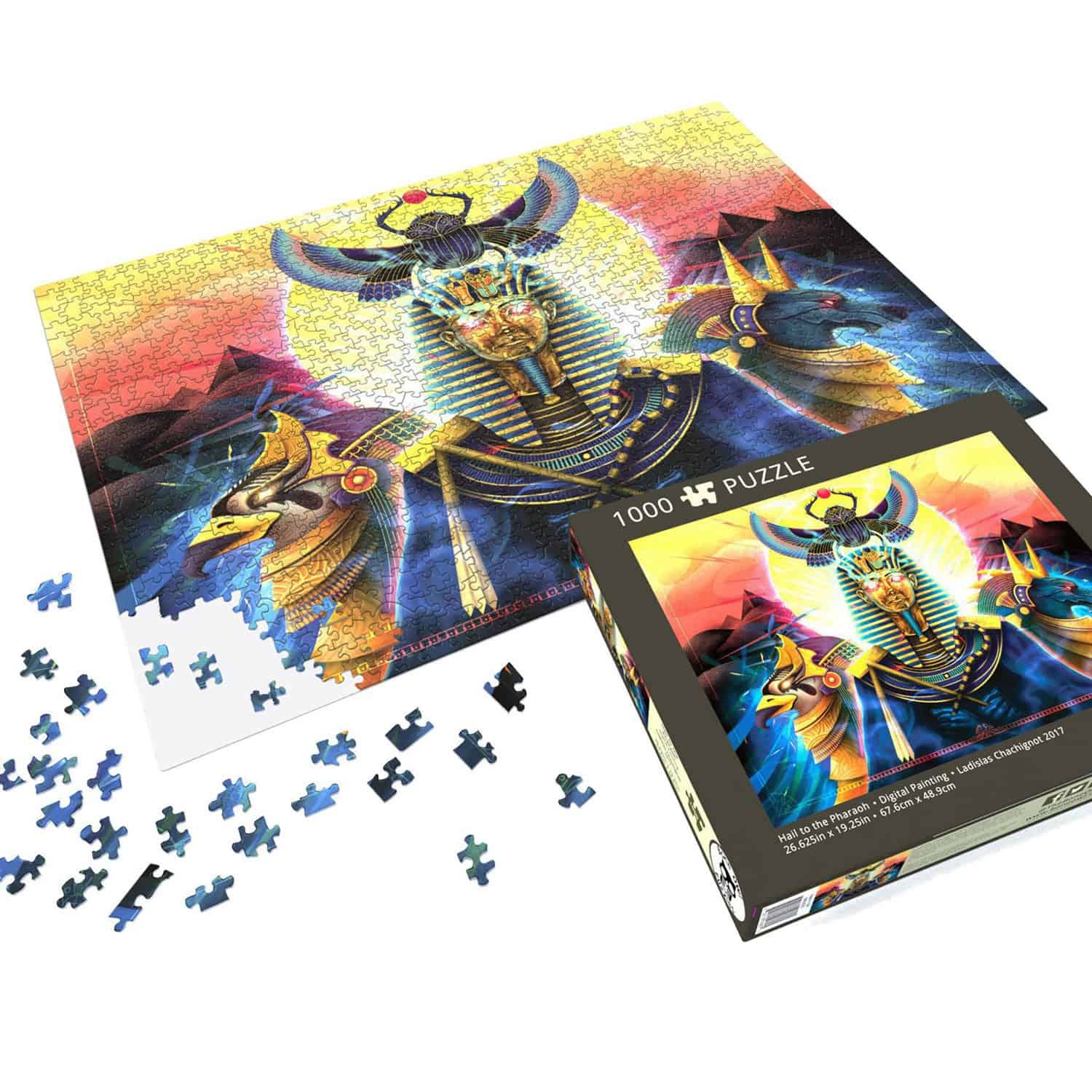 Rompecabezas Hail to The Pharaoh de Bone Owl Puzzles - - Imagen 6