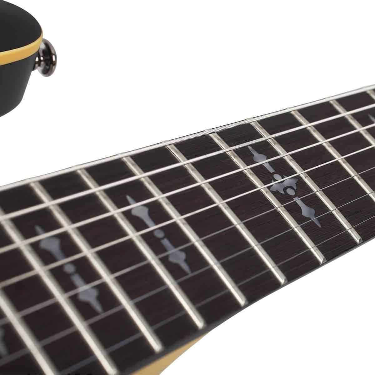 Guitarra eléctrica de cuerpo sólido de 7 -Aged Black Satin - Imagen 7