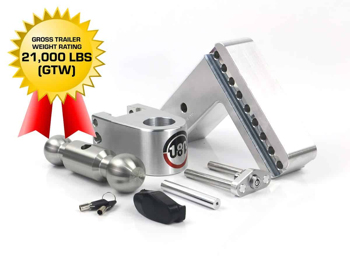 Weigh Safe Adjustable Trailer Hitch Ball Mount - 6" - Imagen 3